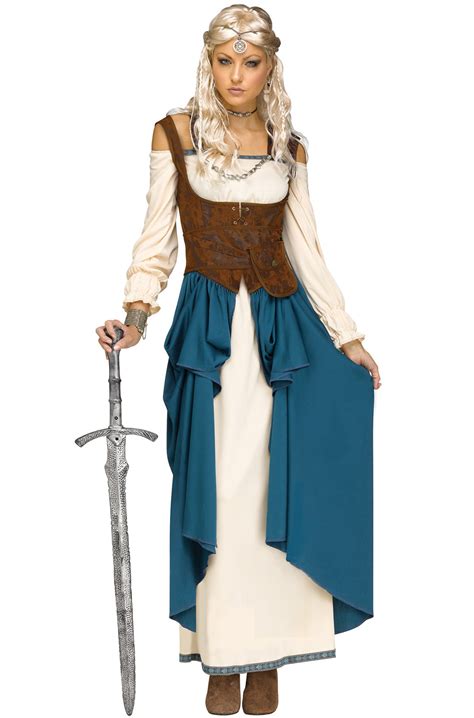 Viking Queen Renaissance Faire Adult Costume Ebay