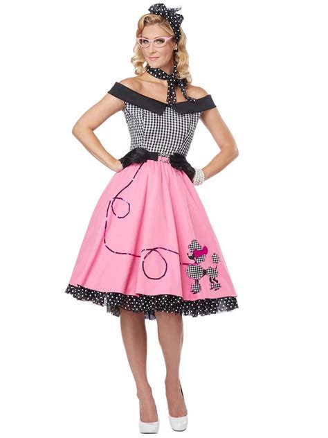 Adult Ladies Nifty 50s Poodle Dress Costume 01264