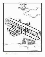 Wright Brothers Plane Worksheet Flyer Choose Board sketch template