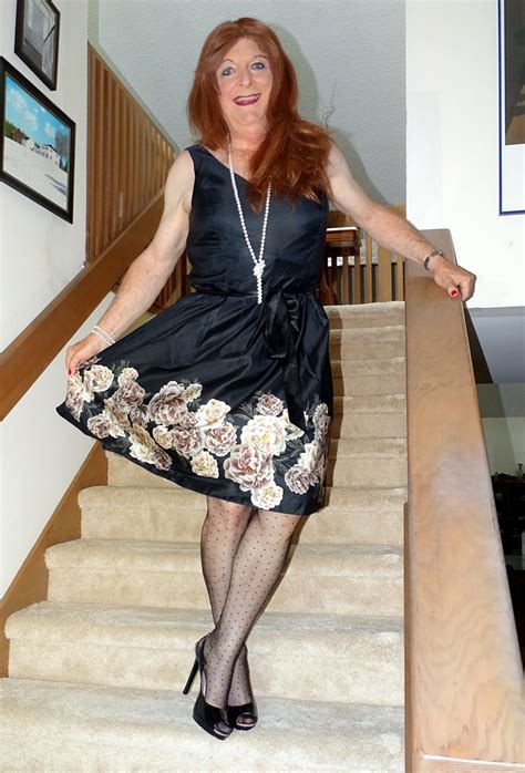 Happy Redhead Playing With Her Skirt You Just Can T