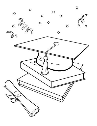 printable graduation coloring page     http