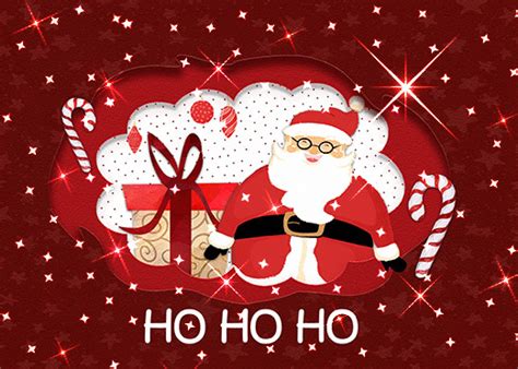 Christmas Santa Ho Ho Whimsical Free Santa Claus Ecards Greeting