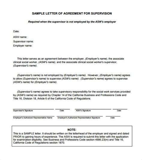 sample letter  agreement templates  ms word google docs