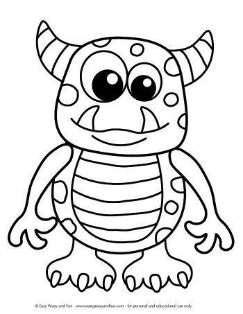 halloween coloring pages monster coloring pages  halloween