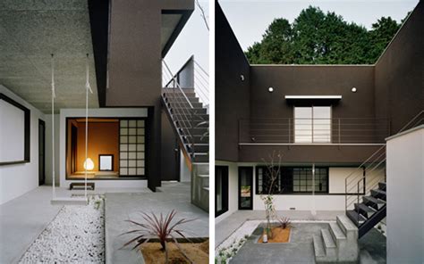 minimalist brown house  kouichi kimura digsdigs
