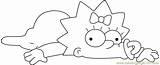 Maggie Simpson Coloringpages101 sketch template