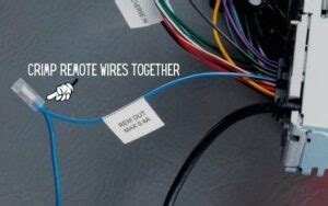 connect  amp remote wire