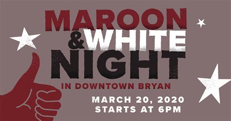maroon white night bcs calendar