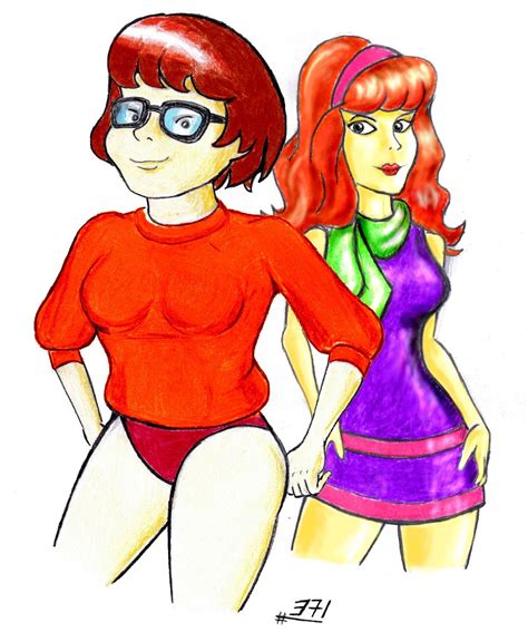 Velma And Daphne From Scooby Doo By Number 371 Fanart Central