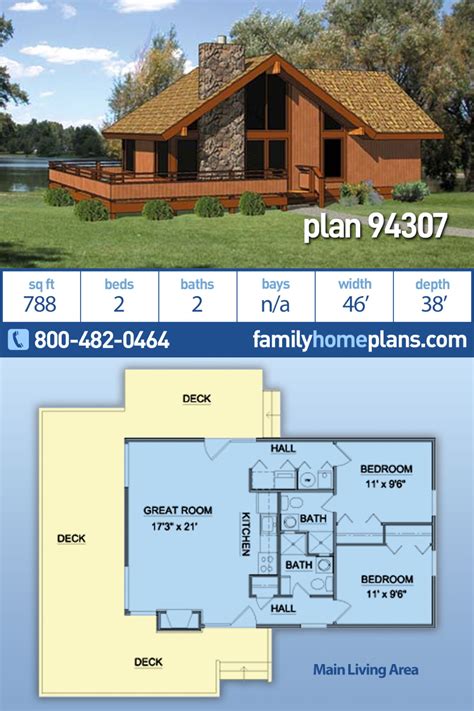 cabin style house plan    bed  bath vacation house plans cabin house plans cabin