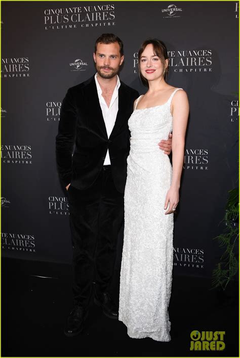 Jamie Dornan And Dakota Johnson Premiere Fifty Shades Freed In Paris