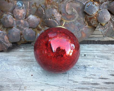 Vintage Red Mercury Glass Christmas Ornament Kugel Style Ornaments