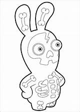 Rabbids Coloring Pages Rabbid Invasion Raving Colouring Online Printable Lapin Coloriage Imprimer Halloween Drawings Kids Websincloud Activities Crètin Draw sketch template