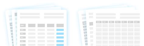 timesheet templates clockify