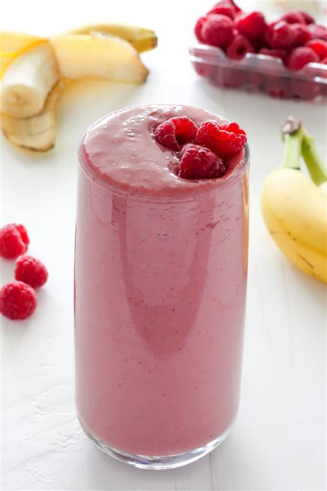 raspberry banana smoothie baker  nature