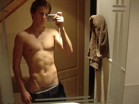hunk guy get clothes off in front of the mirror gay twink porn