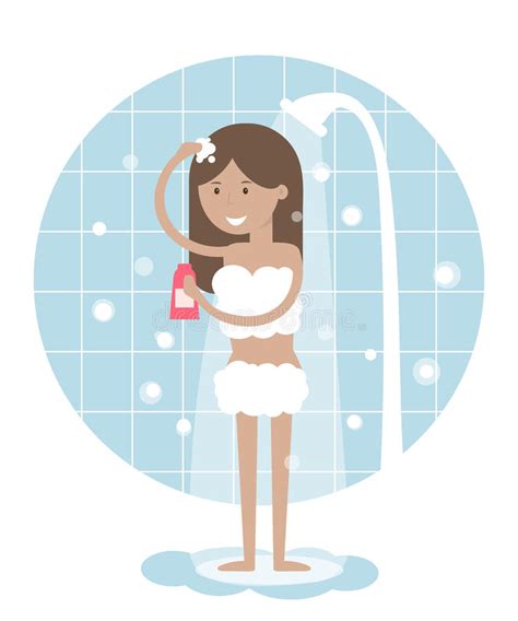 girl showering clipart   cliparts  images  clipground
