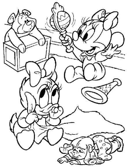 coloring pages  baby mickey mouse   coloring pages