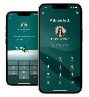 login screen  account overview abn amro app  changed abn amro