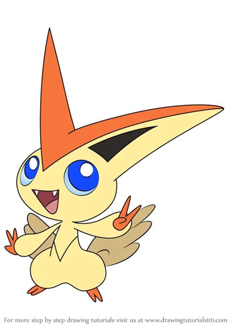 starry starr pokemon victini coloring pages