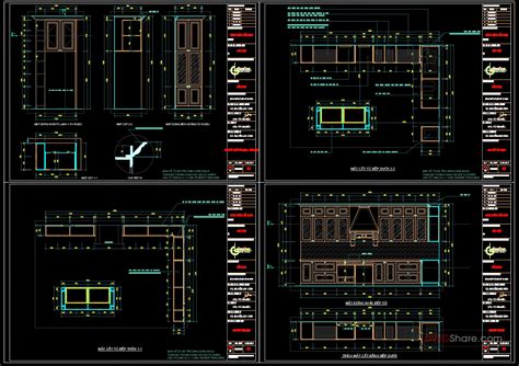 Kitchen Cabinet Cad Blocks Cabinets Matttroy