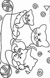 Kleurplaten Poezen Kittens Katten Gatti Chats Dieren Preleva Gifgratis 保存 sketch template