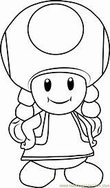 Toadette Coloring Toad Dibujos Ausmalen Coloringpages101 Glum Bro Starklx Gemerkt sketch template