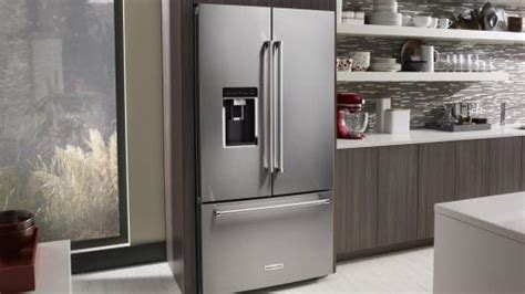 kitchenaid introduces three door free standing refrigerator