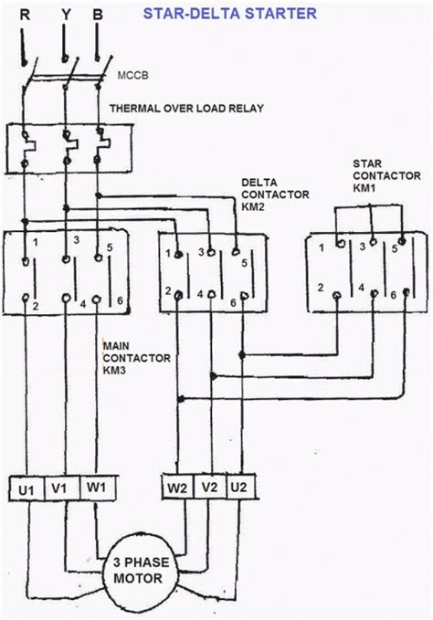 wye delta starter wiring diagram circuit diagram electrical circuit diagram