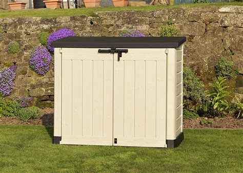 keter store   max outdoor plastic garden storage shed      cm ebay