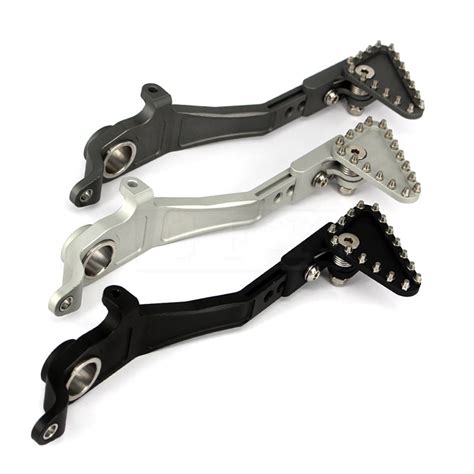 buy motorcycle cnc adjustable folding brake lever rear foot brake pedal  bmw