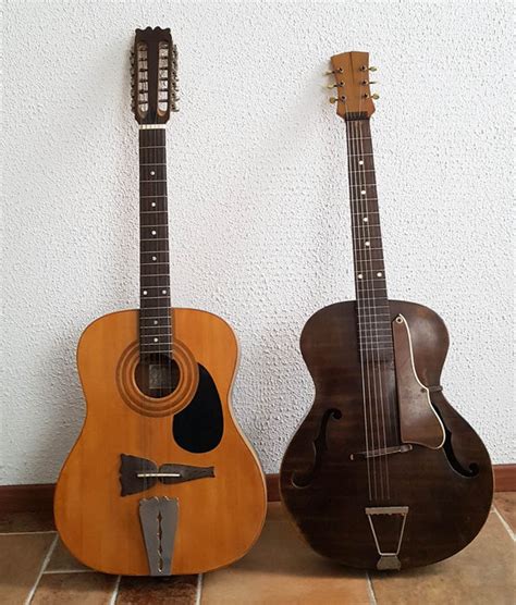 oude handgebouwde gitaren  snarige en jazz model catawiki