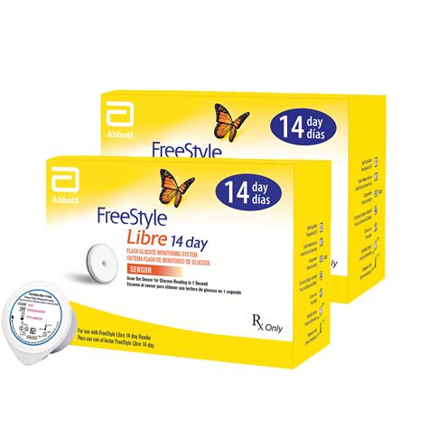 freestyle libre 14 day sensor pack of 2 diabetic warehouse