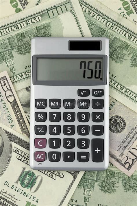 calculator stock image image  money calculator profit
