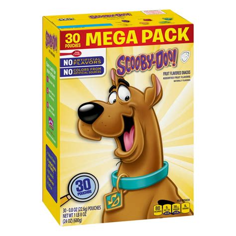 scooby doo fruit snacks mega pack 30 ct 0 8 oz