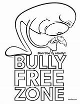 Bullying Bully Colouring Bulling Buddy Adsense Zone Lou Simeone Pekeliling Segera Getcolorings sketch template
