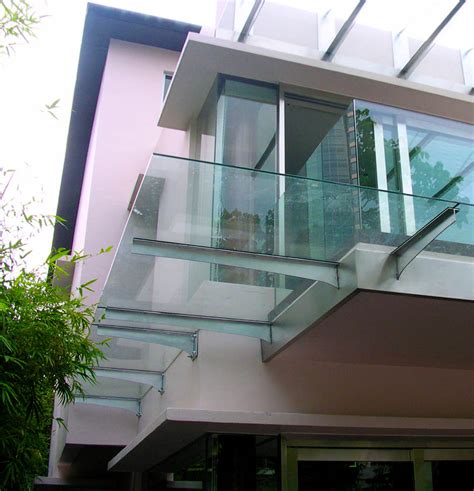 glass canopy glass awnings  commercial residential buildings  ny tg glass works