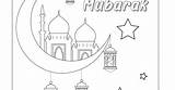 Ramadan Mubarak sketch template