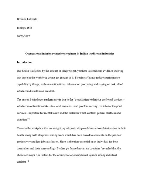 biology research paper sleep science   day trial scribd