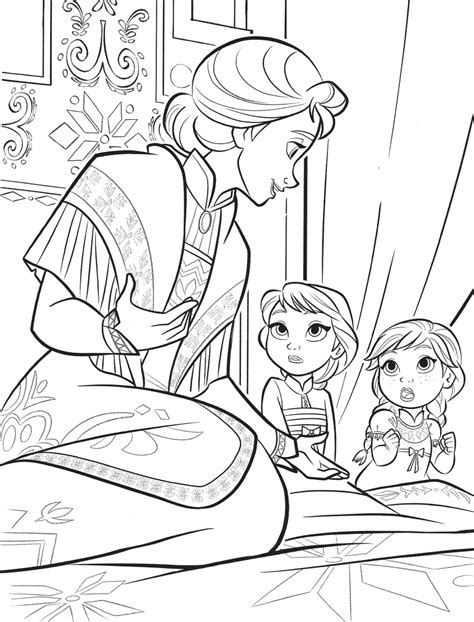 elsa  anna coloring pages iremiss