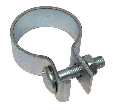 jetex exhausts  galvanised ring clamp   fits  swaged    mm  pipe