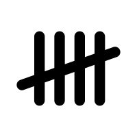 tally marks icons   vector icons noun project