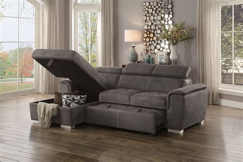 top small couch with pull out bed in 2020 storage chaise sectional