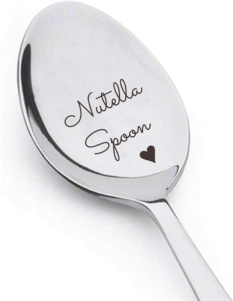 amazonde nutella spoon loeffel gravur personalisierte rostfrei