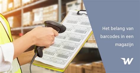 het belang van barcodes  een magazijn webship