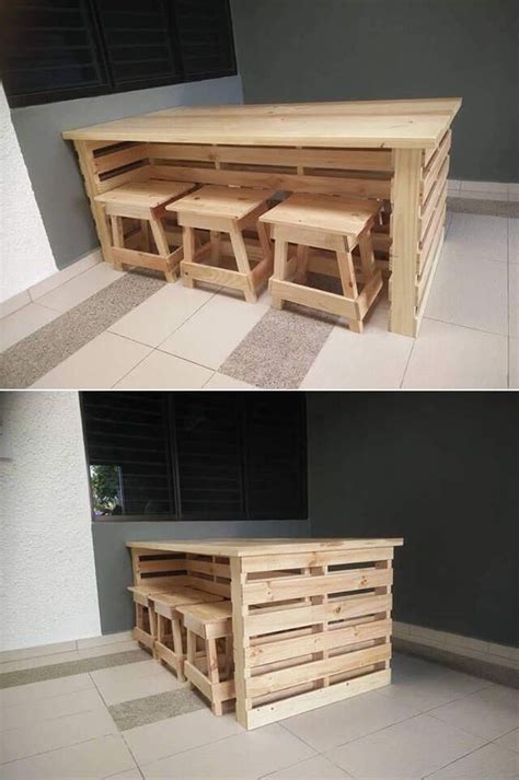 pallet bar ideas  stool meubles en bois de palettes meubles en bois modernes