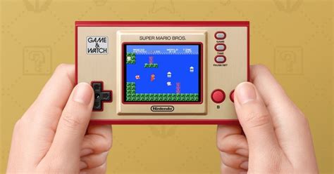 nintendo s super mario bros game and watch handheld is back