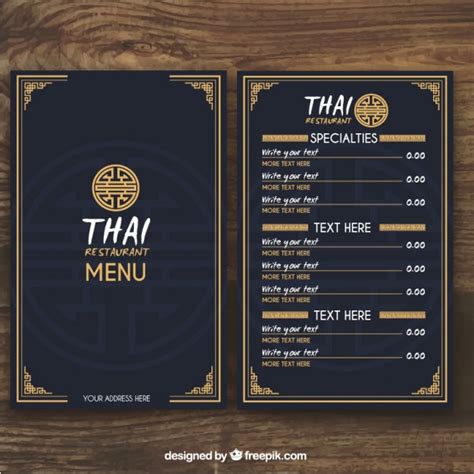 top    cost restaurant menu templates
