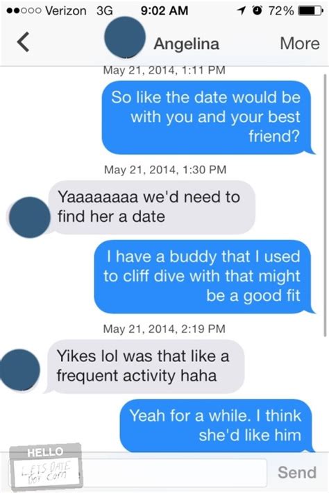 Some Of These Tinder Pickup Lines Are Golden Ign Boards