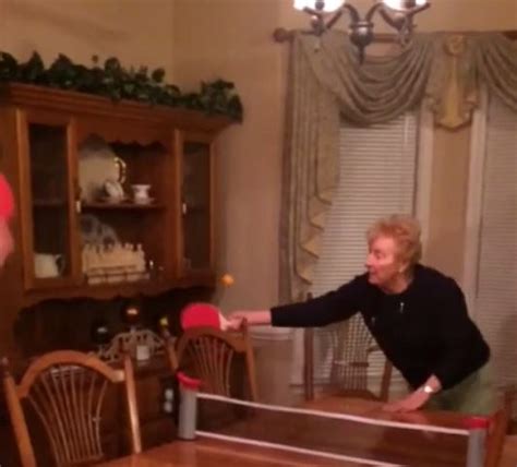 This Is Exactly What Can Go Wrong When Your Granny Plays Ping Pong